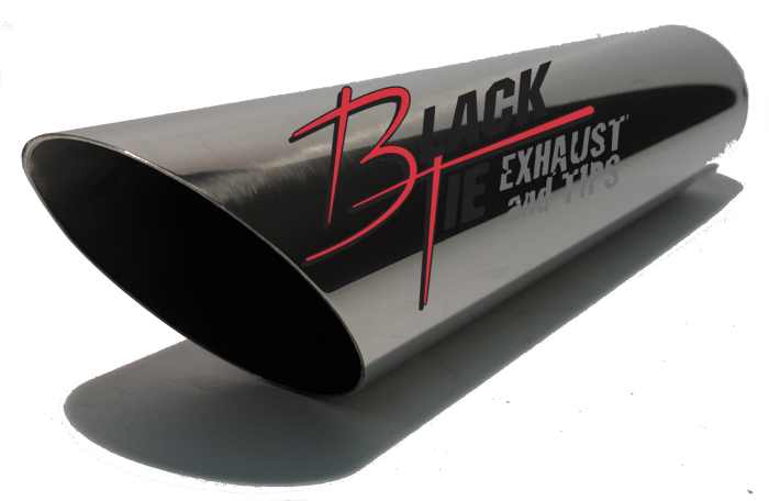 BlackTie Exhaust and Stainless Steel Tips - BT1738