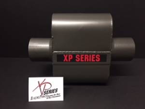 Mufflers - XtremePower Chamber  - XtremePower Chamber Highway and Street Performance - XP100 Series- 4" X 9" X 6.50" BODY 3"ID CENTER/CENTER 13"OAL  #XP428