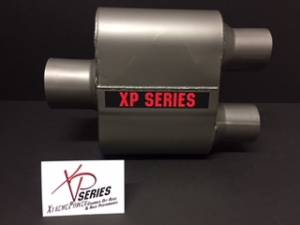 XtremePower Chamber Highway and Street Performance - XP100 Series- 4" X 9" X 6.50" BODY 3"ID INLET 2.25"ID DUAL OUT 13"OAL  #XP429 - Image 2
