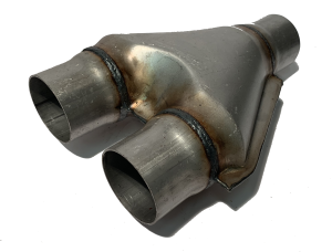 Exhaust - X&Y Pipes - Hot Rod and Muscle Car - Route Series Y-Pipe 2.25"id X 2.25"id X 10" long Y2141